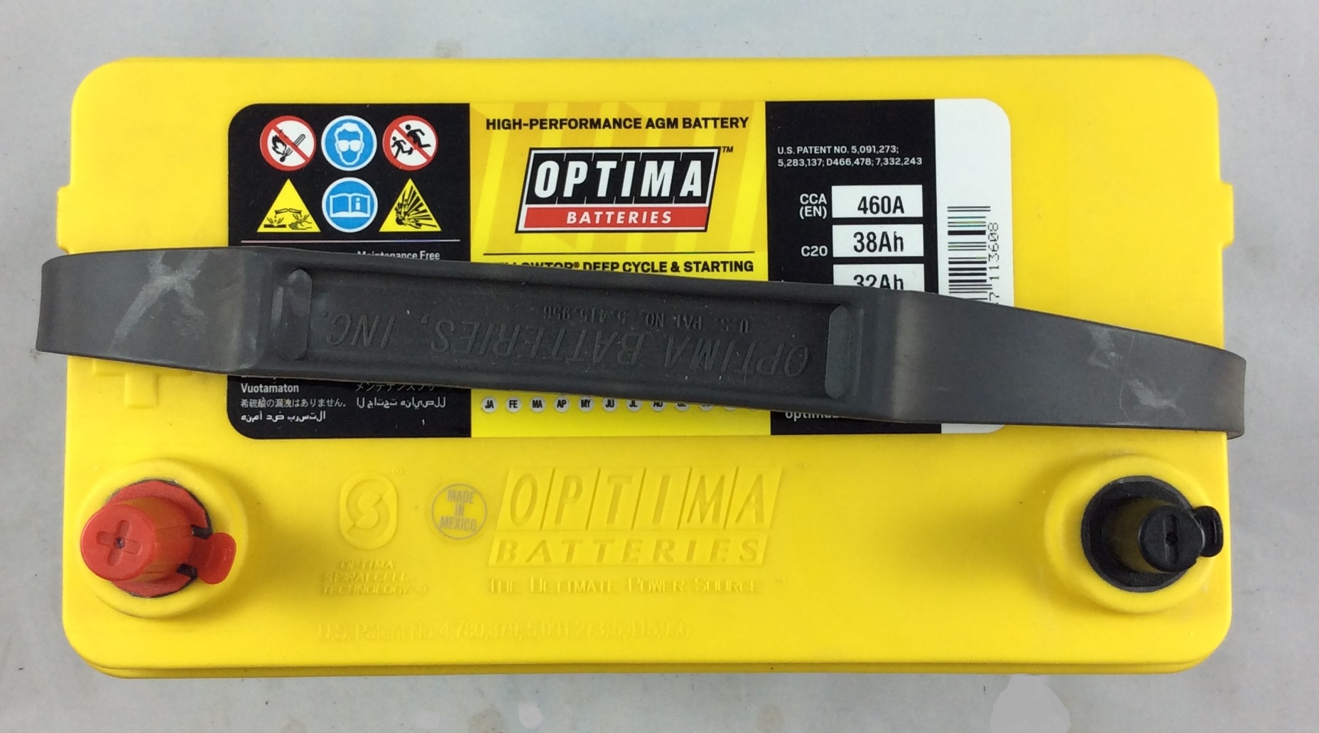BATTERIA OPTIMA 12V 38AH 460A(EN) YTS2.7J