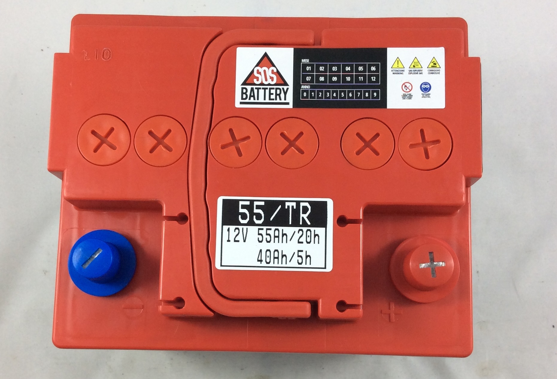 BATTERIATRAZIONE LEGGERA 12V 55AH 55TR