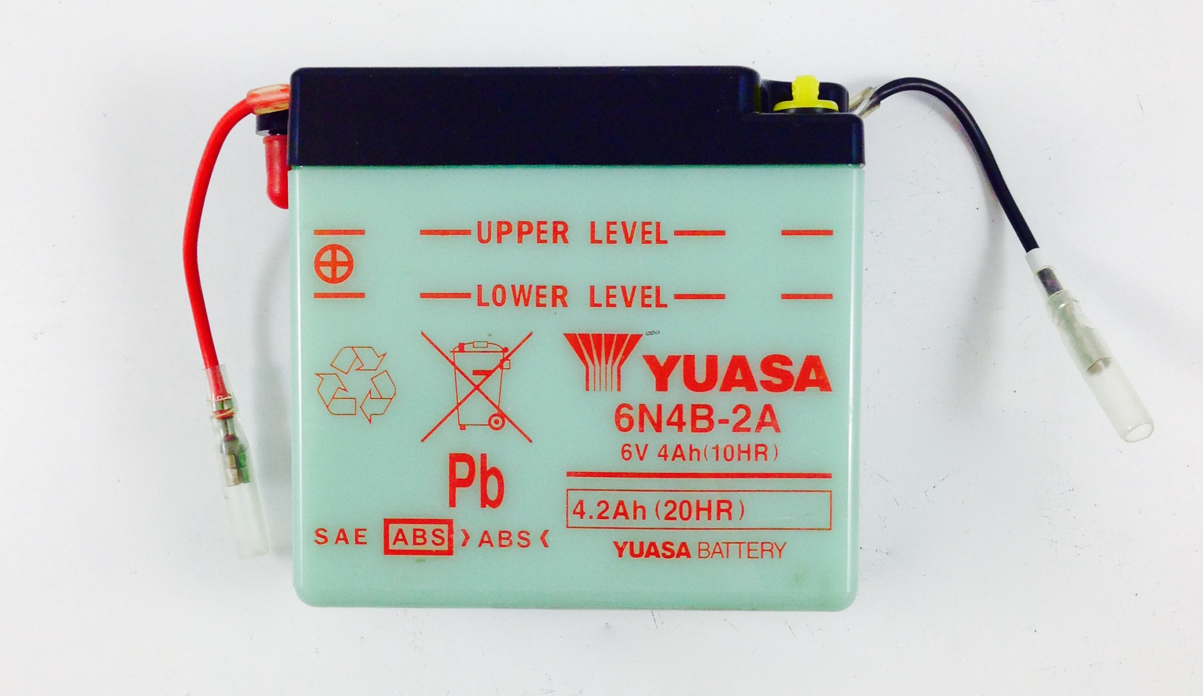 BATTERIA MOTO-SCOOTER YUASA 6V 2AH 6N4B-2A