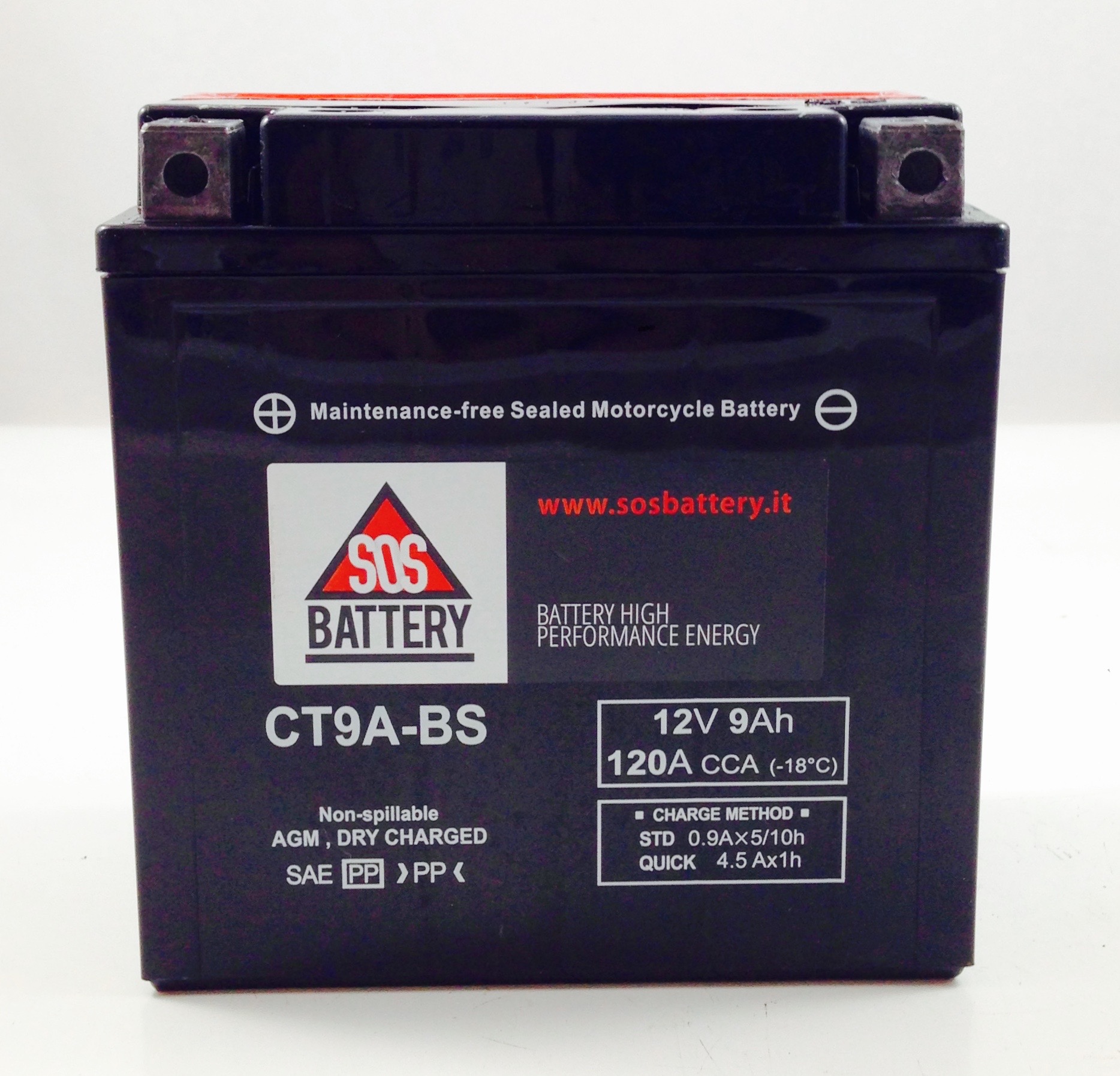 BATTERIA MOTO-SCOOTER SOS BATTERY 12V 9AH BM 211/A SIGILLATA