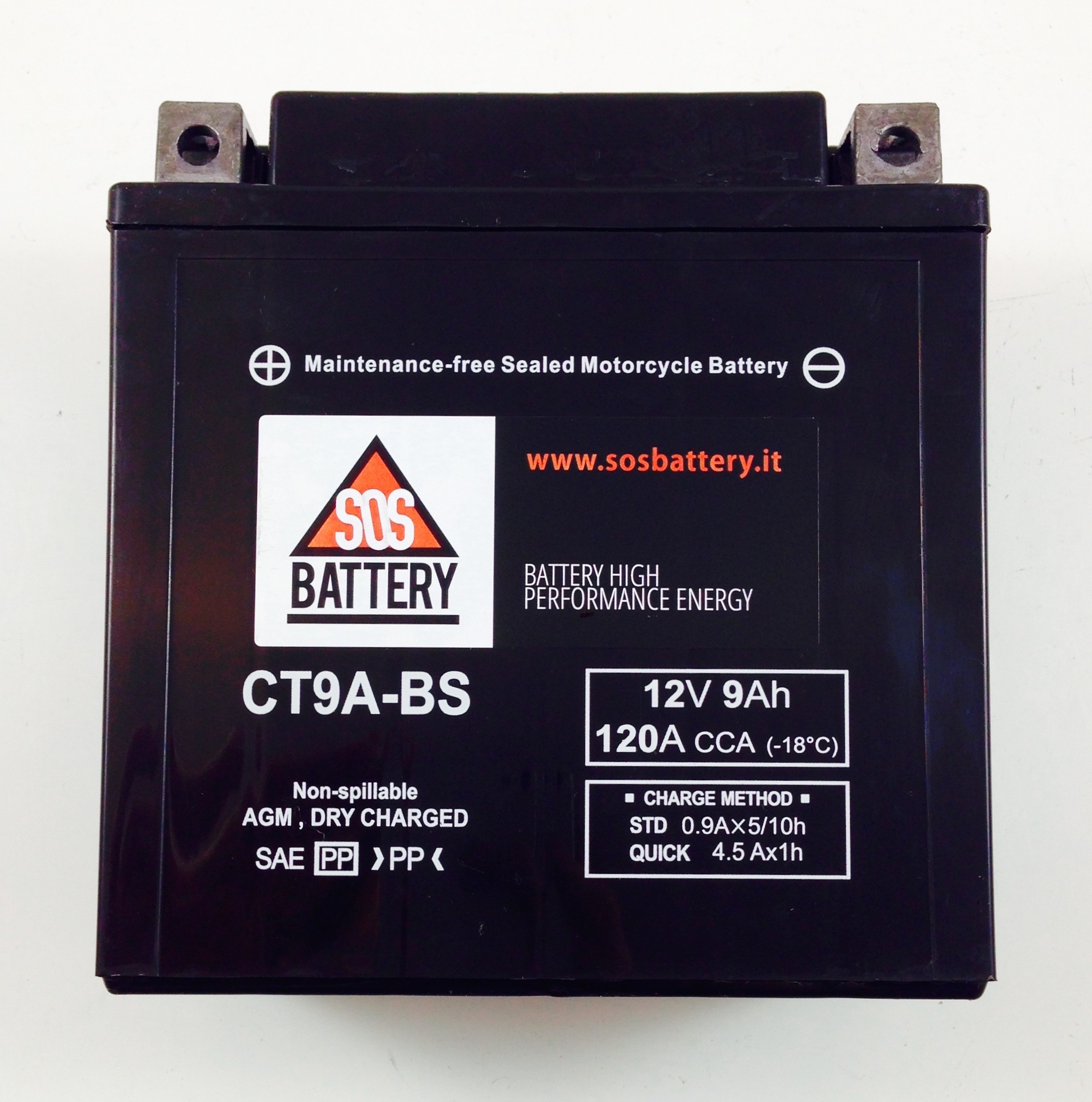 BATTERIA MOTO-SCOOTER SOS BATTERY 12V 9AH BM 211/A SIGILLATA