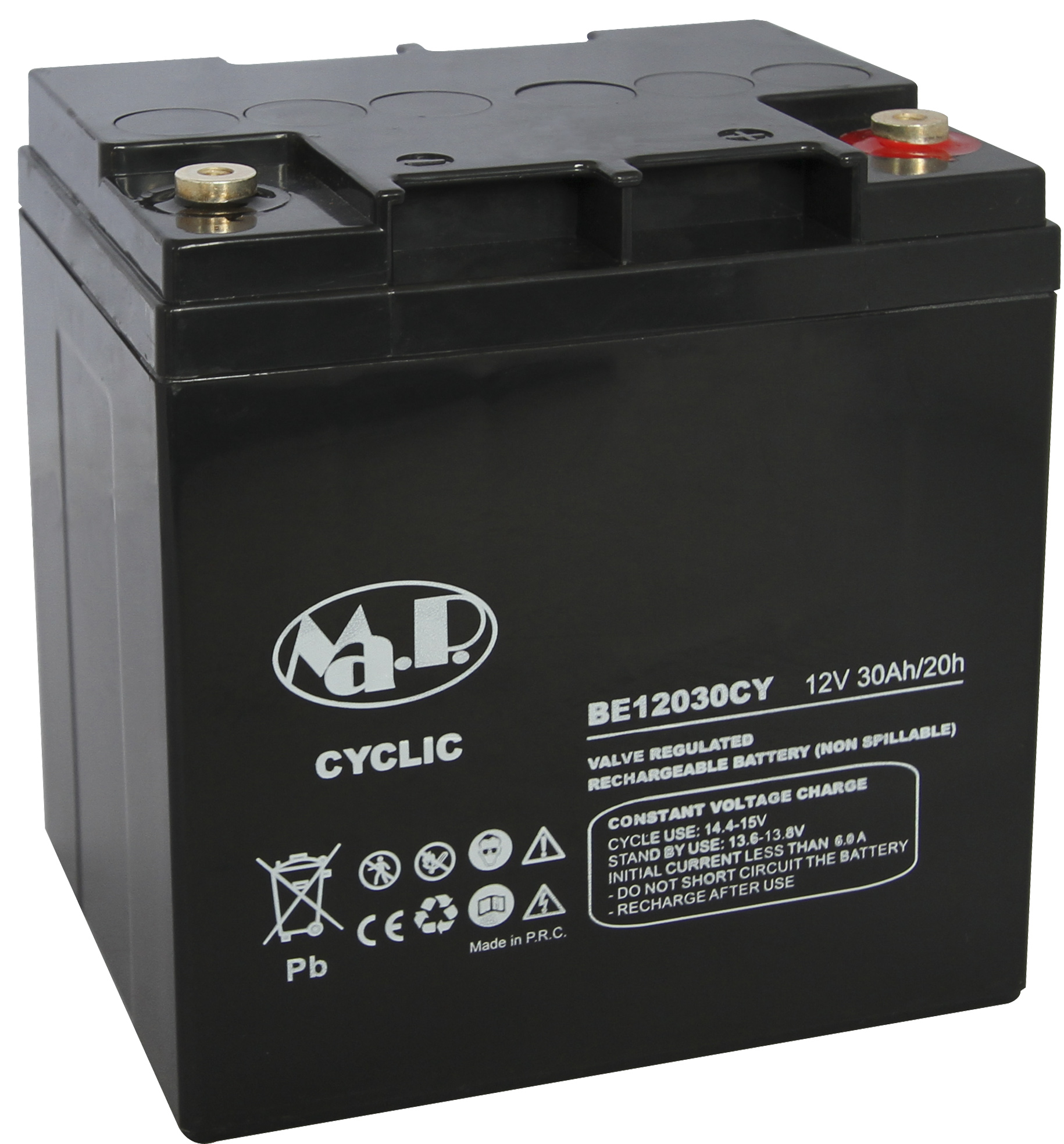 BATTERIA AGM CICLICA 12V 30AH BE12030CY