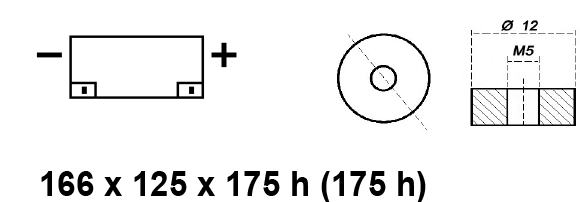 BATTERIA AGM CICLICA 12V 30AH BE12030CY