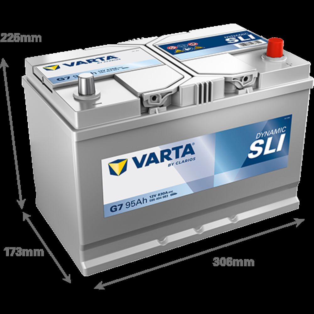 BATTERIA G7 VARTA BLUE DYNAMIC AGM 12V 95Ah 830A - immagine 2